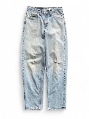 Vintage Levis Euro Fit Light Wash Distressed Vintage Jeans Dirt Wash Men's 31